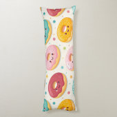 Coussins Longs Motif de Donuts (Dos (Vertical))