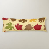 Coussins Longs Motif de feuille d'automne (Dos)