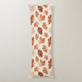 Coussins Longs Motif de feuille d'automne confortable (Devant (Vertical))