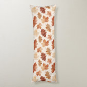 Coussins Longs Motif de feuille d'automne confortable (Dos (Vertical))