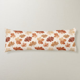 Coussins Longs Motif de feuille d'automne confortable
