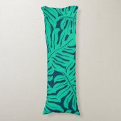 Coussins Longs Motif de feuilles (Devant (Vertical))