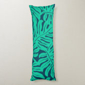 Coussins Longs Motif de feuilles (Dos (Vertical))