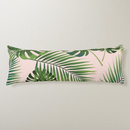 Coussins Longs Motif de feuilles (Devant)