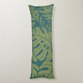 Coussins Longs Motif de feuilles (Dos (Vertical))