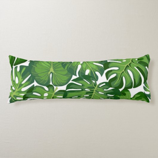 Coussins Longs Motif de feuilles (Devant)