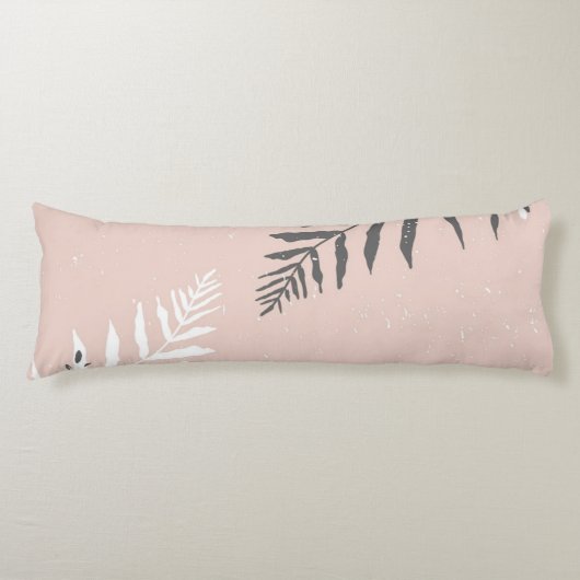 Coussins Longs Motif de feuilles (Devant)