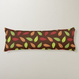 Coussins Longs Motif de feuilles, feuilles colorées, feuilles d'a