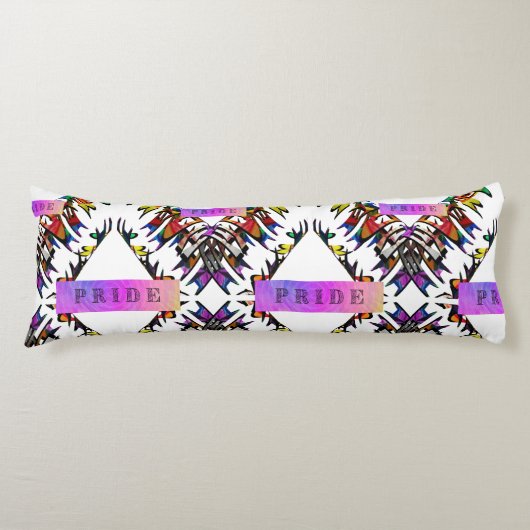 Coussins Longs Motif de fierté (Devant)