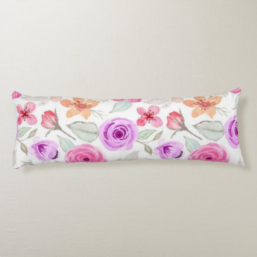 Coussins Longs Motif de fleurs (Dos)