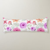 Coussins Longs Motif de fleurs (Devant)