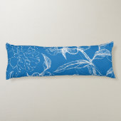 Coussins Longs Motif de fleurs (Dos)