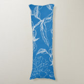 Coussins Longs Motif de fleurs (Devant (Vertical))