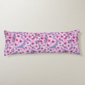 Coussins Longs Motif de fleurs de cerisiers (Dos)