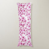 Coussins Longs Motif de fleurs de cerisiers (Devant (Vertical))