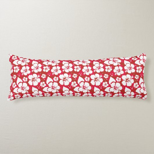 Coussins Longs Motif de fleurs de ketmie (Devant)