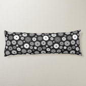 Coussins Longs Motif de fleurs monochromes (Dos)