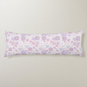 Coussins Longs Motif de fleurs Y2K