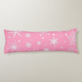 Coussins Longs Motif de flocon de neige (Dos)