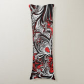 Coussins Longs motif de Fractal (Devant (Vertical))