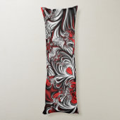 Coussins Longs motif de Fractal (Dos (Vertical))