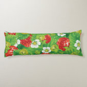 Coussins Longs Motif de fraises (Dos)