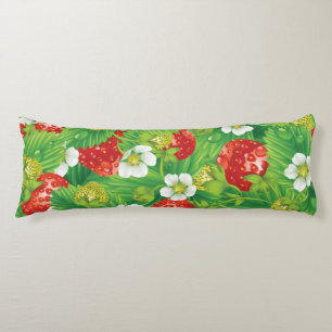Coussins Longs Motif de fraises