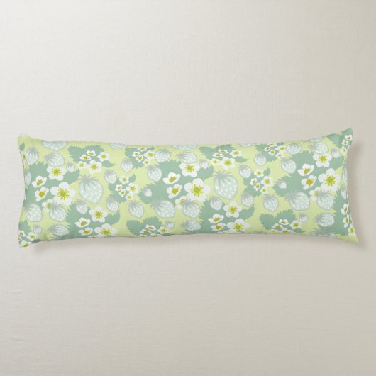 Coussins Longs Motif de fraises (Dos)