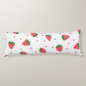 Coussins Longs Motif de fraises (Dos)