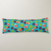 Coussins Longs Motif de fruits d'été à la fibre méditerranéenne (Dos)