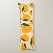 Coussins Longs Motif de fruits d'été Mango (Dos (Vertical))