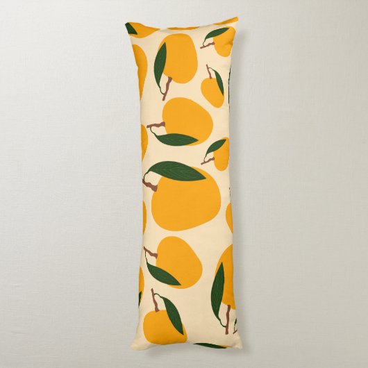 Coussins Longs Motif de fruits d'été Mango (Dos (Vertical))