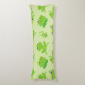 Coussins Longs Motif de grenouille, Grenouilles mignonnes, Grenou (Devant (Vertical))