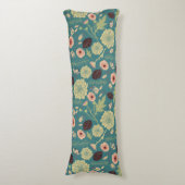 Coussins Longs Motif de jeton vert Turquoise rose (Devant (Vertical))