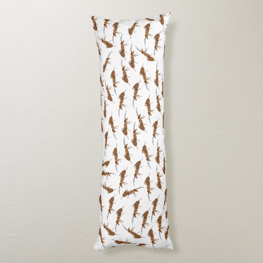Coussins Longs Motif de jolies fourmis (Dos (Vertical))