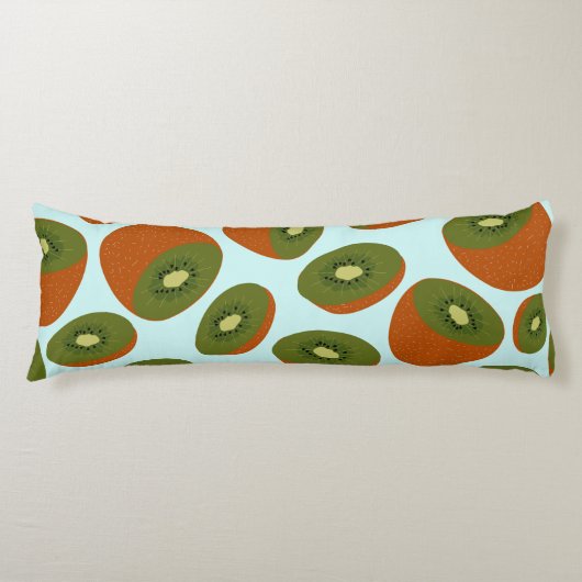 Coussins Longs Motif de Kiwifruit (Devant)