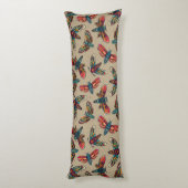 Coussins Longs Motif de la Moth (Dos (Vertical))