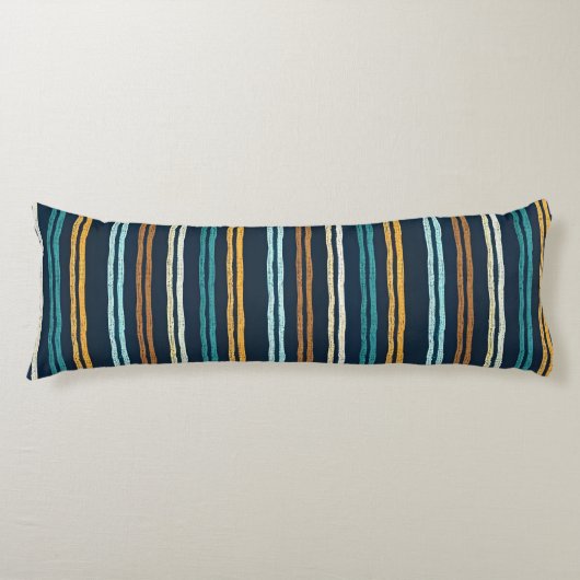 Coussins Longs Motif de lignes verticales abstraites (Devant)