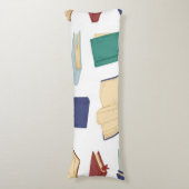 Coussins Longs Motif de livre (Devant (Vertical))