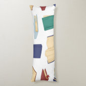 Coussins Longs Motif de livre (Dos (Vertical))