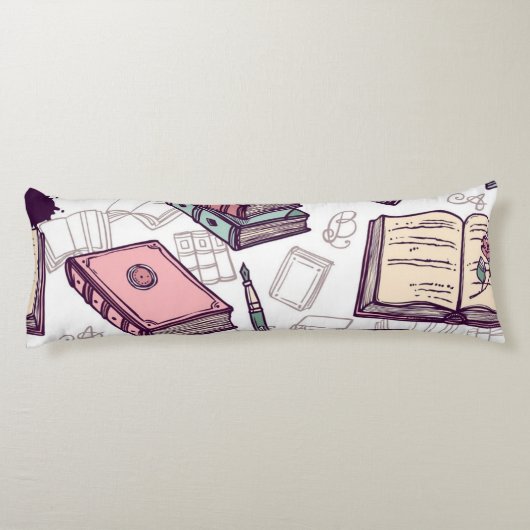 Coussins Longs Motif de livre (Dos)