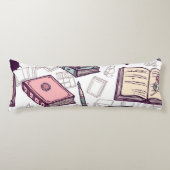 Coussins Longs Motif de livre (Devant)