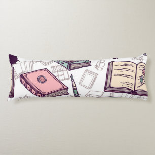 Coussins Longs Motif de livre