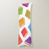 Coussins Longs Motif de livre (Dos (Vertical))