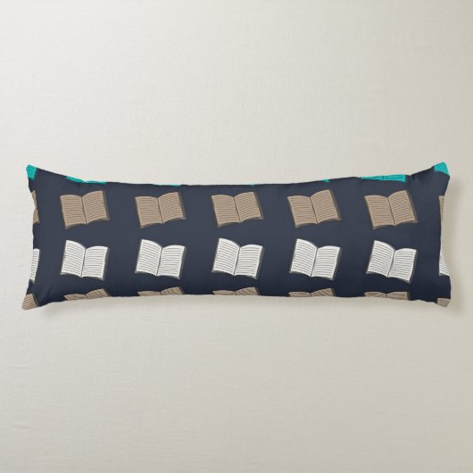 Coussins Longs Motif de livre (Devant)