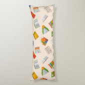 Coussins Longs Motif de livre (Dos (Vertical))