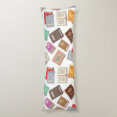 Coussins Longs Motif de livre (Dos (Vertical))