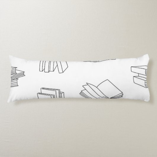 Coussins Longs Motif de livre (Devant)