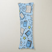 Coussins Longs Motif de livre (Devant (Vertical))