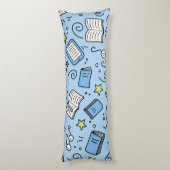 Coussins Longs Motif de livre (Dos (Vertical))